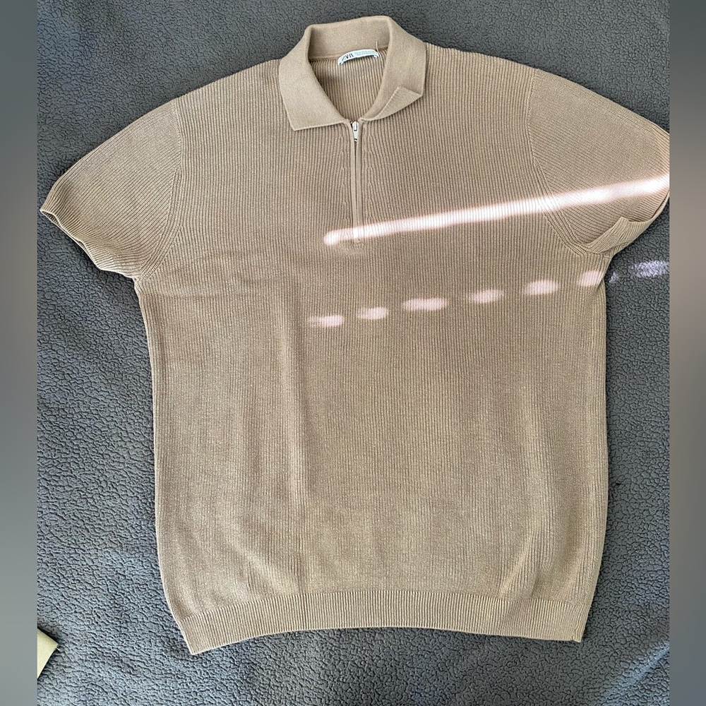 Zara Zipper Polo